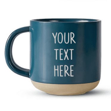 Personalized Custom Text Coffee Mug – Engraved Ceramic Mug with Your Own Words, Unique Gift for Any Occasion