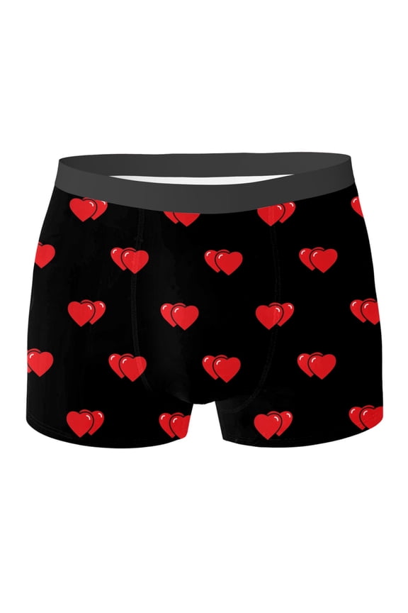 Personalized Custom Underwear with Face Design Novelty Boxers for Men Casual Lounge Wear,,L