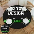 thumbnail image 1 of Personalized Customized Round Tablecloth DIY Fitted Elastic Waterproof Table Cloth Cover Decor for Party Dinning Room Picnic, 1 of 7