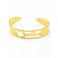 thumbnail image 1 of Personalized Cut-Out Script Name Bangle, 1 of 2