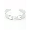 thumbnail image 1 of Personalized Cut-Out Script Name Bangle, 1 of 2