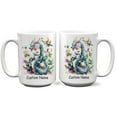 thumbnail image 1 of Personalized Cute Asian Dragon 2 Coffee Mug 11oz 15oz - Custom Name Ceramic Cup - Unique Gift for Asian Dragon Lovers, Parents, Girlfriend, Siblings, Kids, Fantasy Fans, 1 of 6