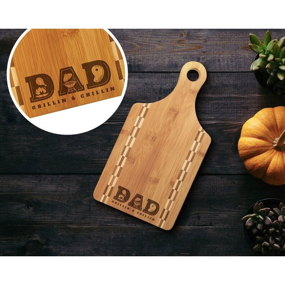 Personalized Cutting Board for Dad, Dad Christmas Gift, Cutting Board for Dad, Gift to Dad from all of us, Custom Engraved Kitchen Gift