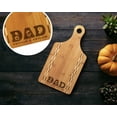 thumbnail image 1 of Personalized Cutting Board for Dad, Dad Christmas Gift, Cutting Board for Dad, Gift to Dad from all of us, Custom Engraved Kitchen Gift, 1 of 4