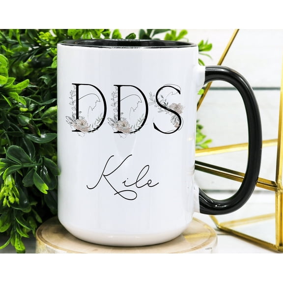 Personalized DDS Mug Dentist Graduation Gift Doctor Appreciation