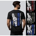 thumbnail image 1 of Personalized Dad Raised Fist Bump Custom Names Gift Daddy Best Ever T-shirt, 1 of 5