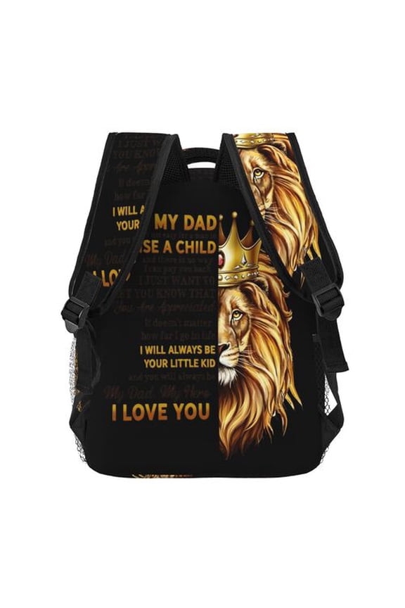 Personalized Dad Souvenir Backpack: A Thankful Gift - Father's Day (Grandpa/Surrogate Father/Stepfather).