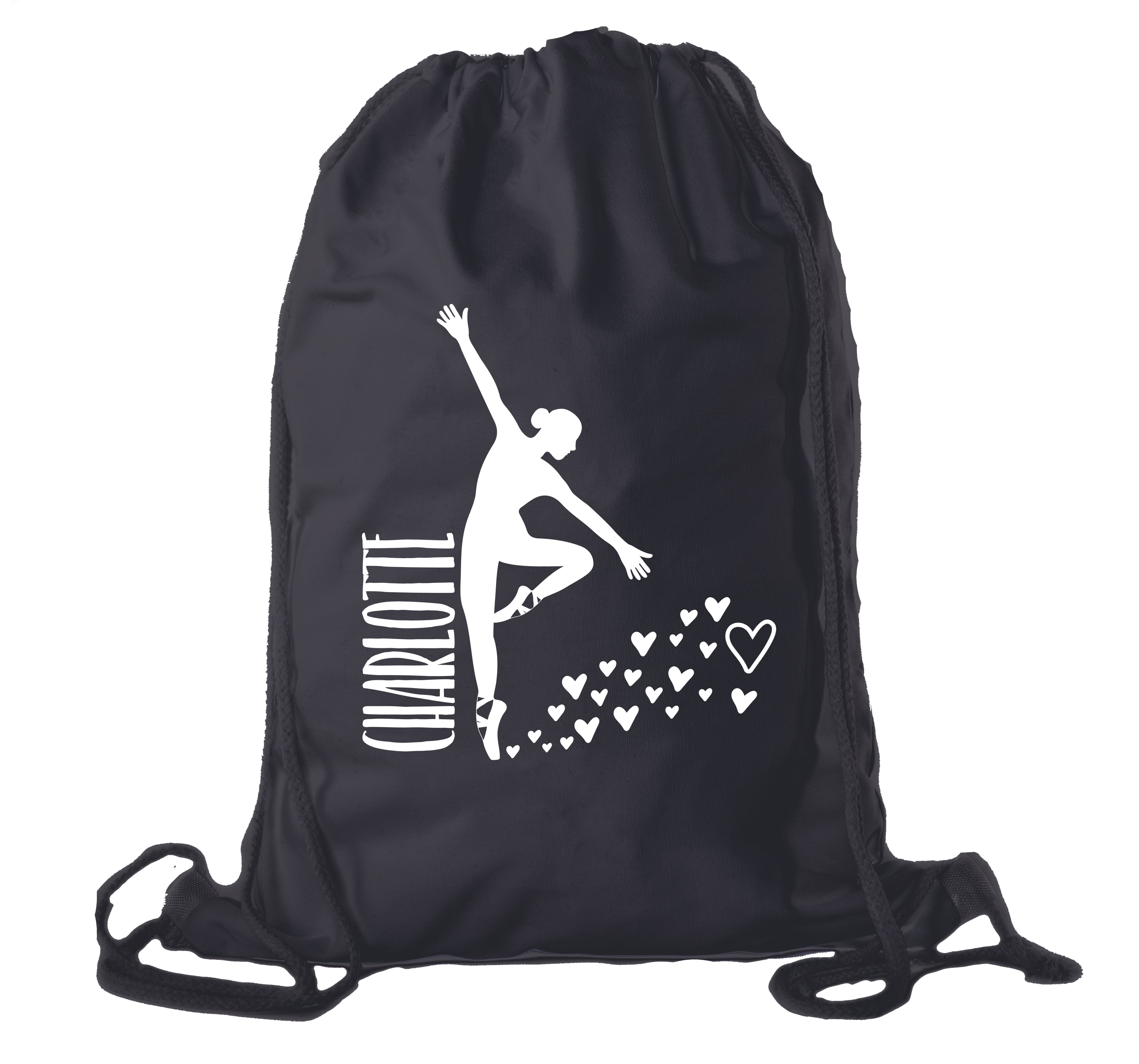 Personalized Dance Bags Ballet Drawstring Backpack Dance Backpacks for Girls Walmart Business Supplies