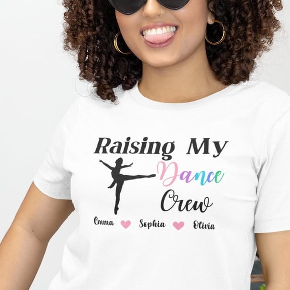Personalized Dance Mom T-Shirt, Gift for Dance Mom, Custom Shirt for Mom of Dancers, Competitive Dancer T-Shirt, Gift for Mom of Ballerinas