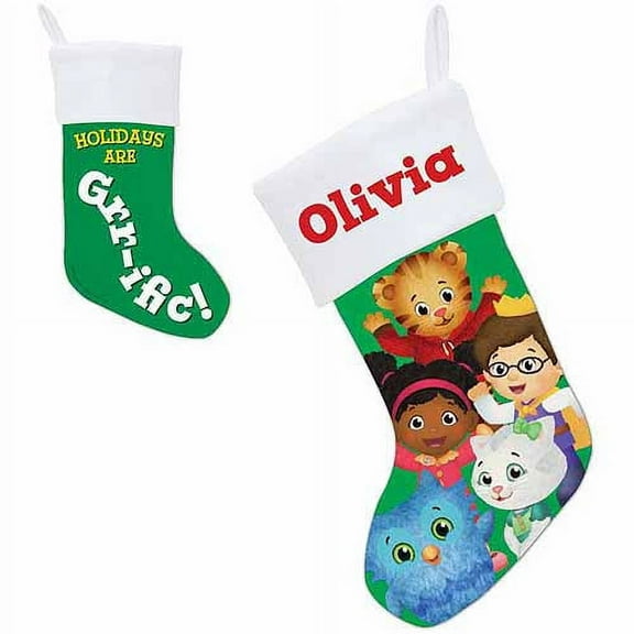 Personalized Daniel Tiger's Neighborhood Daniel & Friends Christmas Stocking