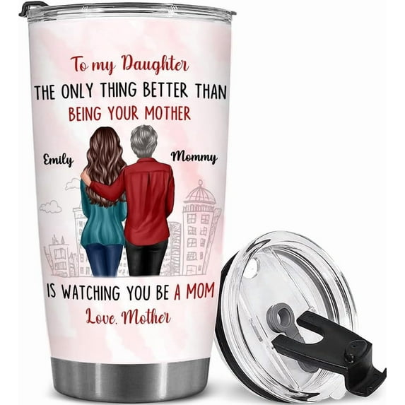 Personalized To My Daughter Gifts From Mom - Mother''s Day Gifts For Daughter - Daughter Tumbler - Daughter Gifts - Custom Valentine, Christmas, Birthday Gifts For Daughter, Mom, Mama, Mommy