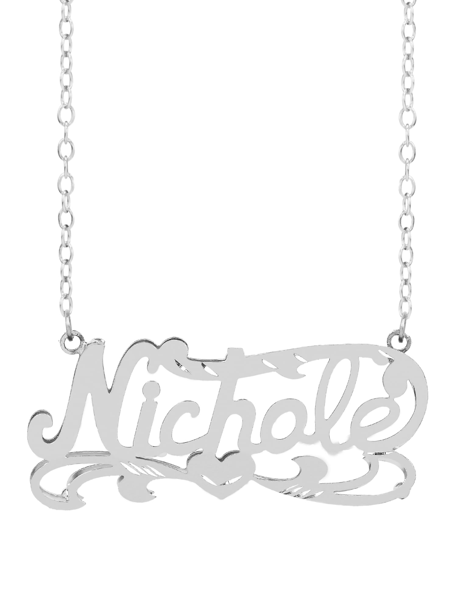 Personalized Diamond Cut Name Necklace