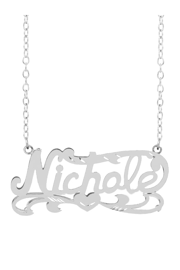 Personalized Diamond Cut Name Necklace