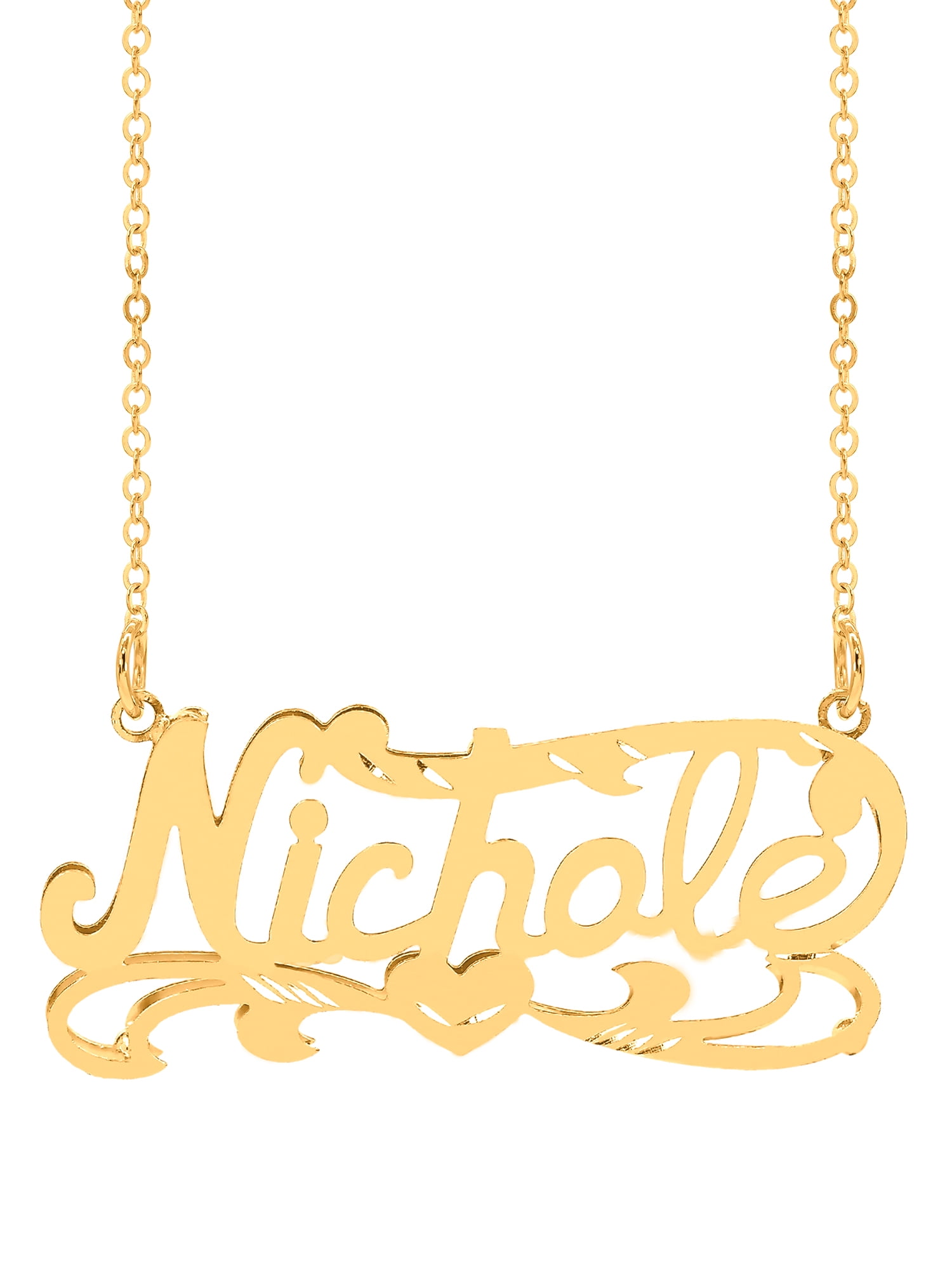 Personalized Diamond Cut Name Necklace