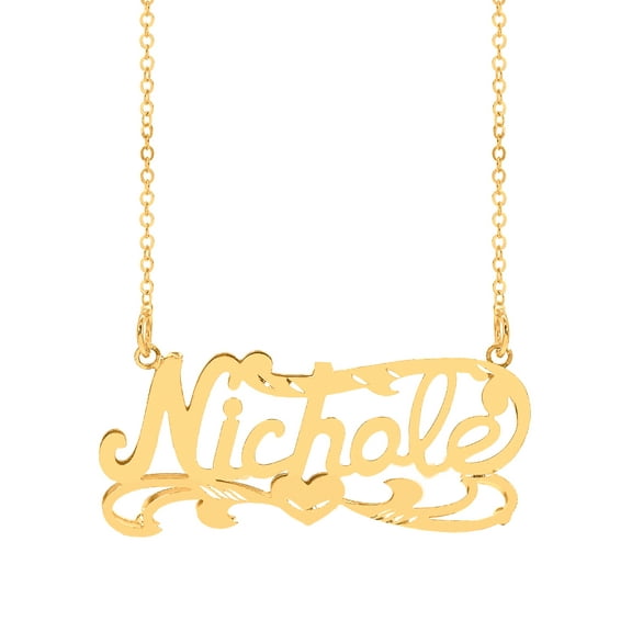 Personalized Diamond Cut Name Necklace