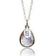 thumbnail image 1 of Personalized Diamond Necklace, April Teardrop Birthstone Necklace, Bridesmaid Necklace, Custom Initial Necklace, Birthday Gift for Her - 20" Gold Plated, 1 of 5