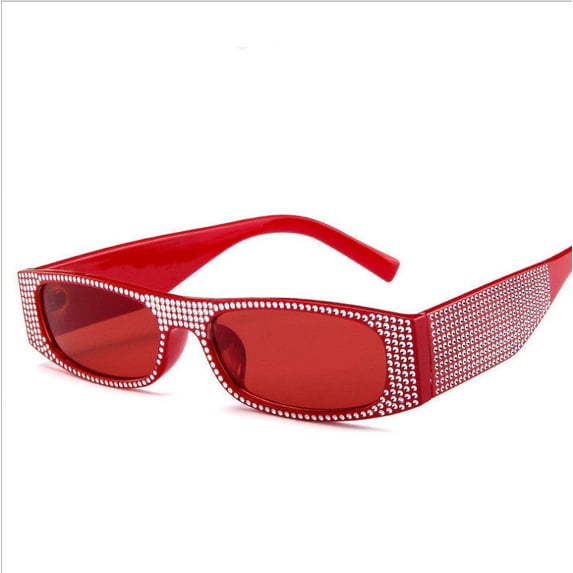 Adults Diamond Sunglasses Fashion Eye Protection and Decoration Universal Fit Durable PC Frame Eye Wear Multi Color