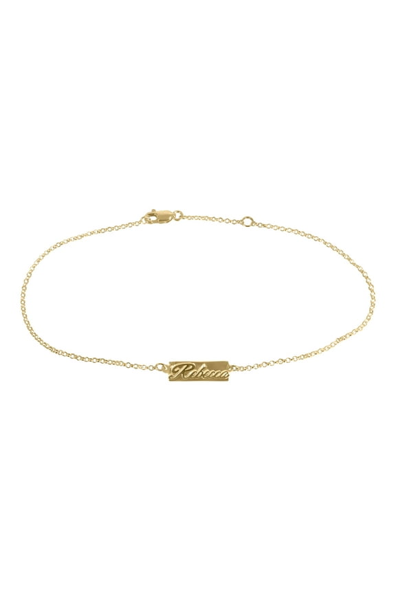 Personalized Dimensional Anklet