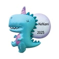 thumbnail image 1 of Personalized Dinocorn Ornaments for Christmas Tree - Unicornasaurus Rex, Unicorn Dinosaur Ornament, Dinosaur Unicorn Ornament, Cute Dinosaur Fantasy Gifts, Unicorn Funny Gifts - Free Customization, 1 of 10