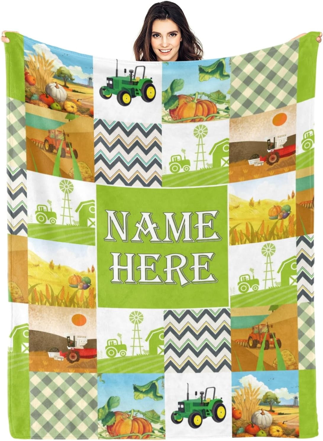 Personalized Dinosaur Blanket for Kids, Custom Dino Throw Blanket with Name for Boys and Girls, Toddler Bed, Room & Bedroom Decor, Unique Blankets for Children