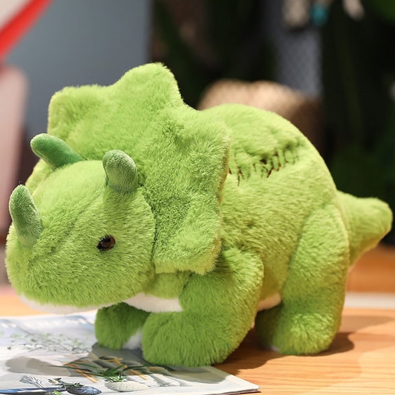 Personalized Dinosaur Plush Doll Soft Stuffed Animal Toy for Kids, Custom Name Embroidery Dino Pillow for Birthday Gift, 7-10 Inch