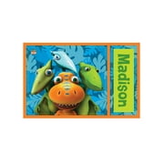 SANDRA MAGSAMEN Personalized Dinosaur Train Buddy, Tiny, Shiny and Don Placemat