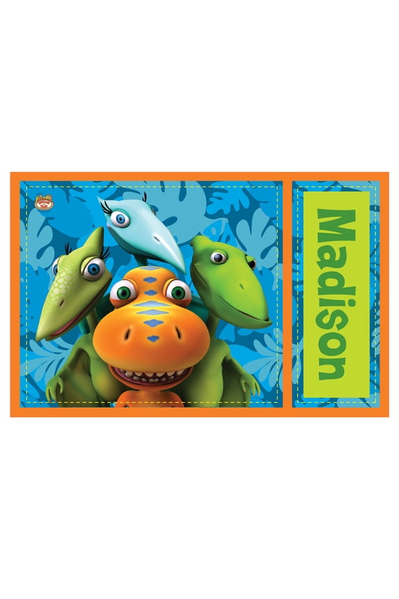 Personalized Dinosaur Train Buddy, Tiny, Shiny and Don Placemat