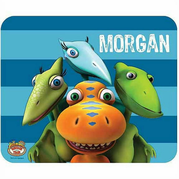 Personalized Dinosaur Train Buddy, Tiny, Shiny and Don Striped Mouse Pad