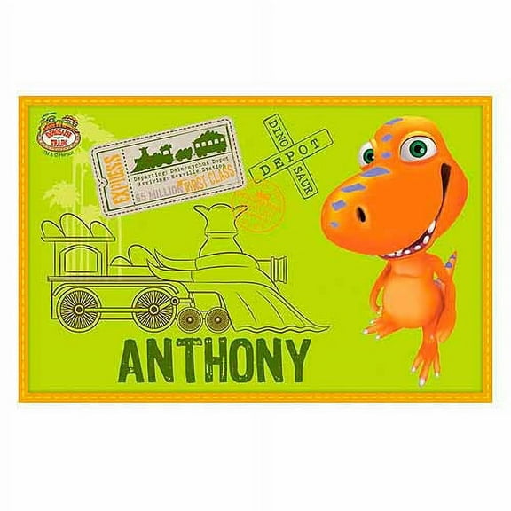 Personalized Dinosaur Train Express Placemat