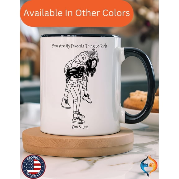 Personalized Dirty Valentine Mug, Spicy Couples Gift, Romantic Coffee Cup