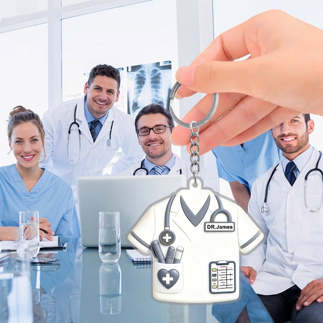 Personalized Doctor Keychain, Healthcare Worker Appreciation Gift, Gift for Doctors and Nurses, deal Thank You Present for Birthdays, Christmas, and Appreciation Gifts