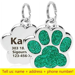 Walmart dog discount tag engraving