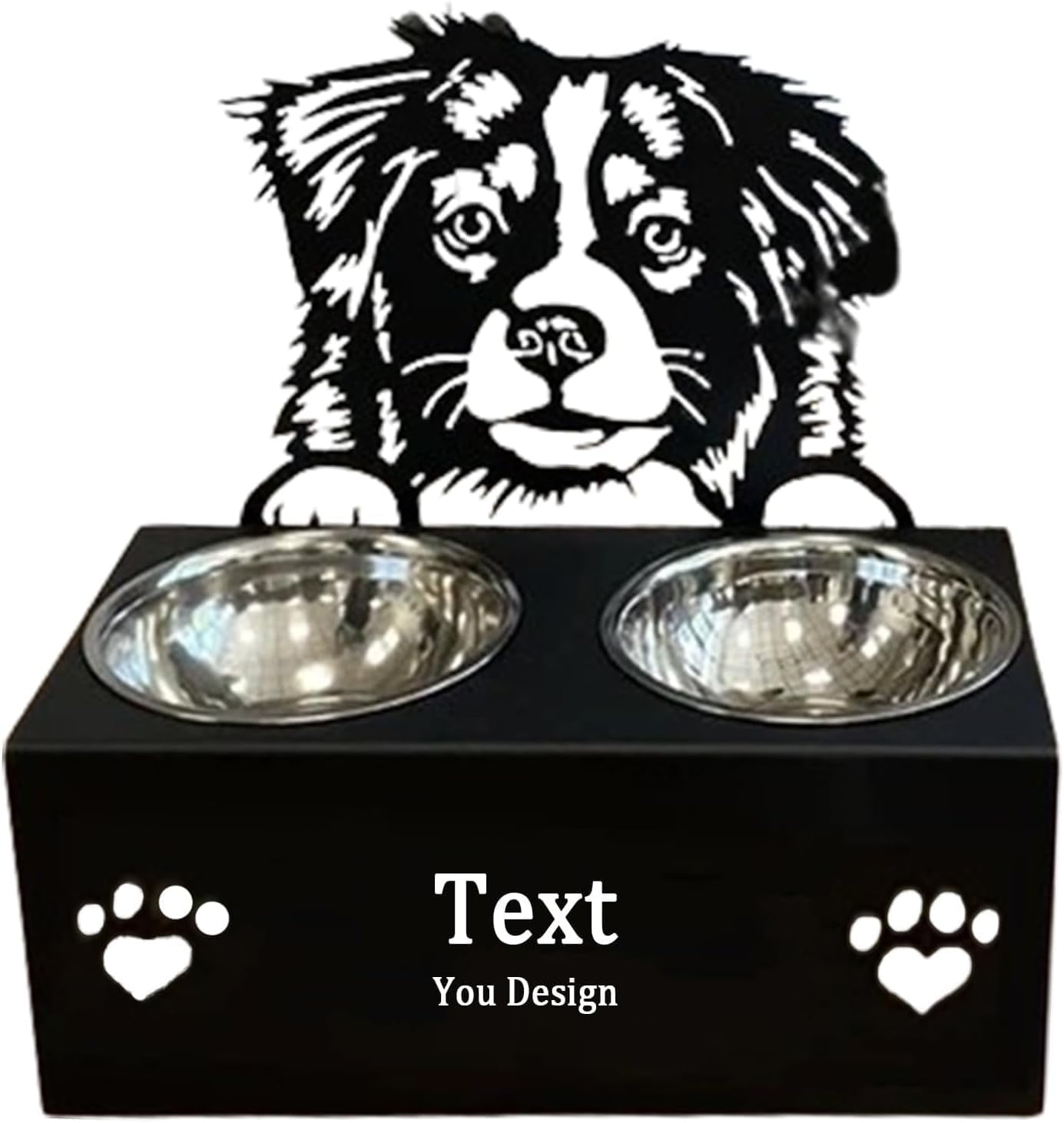 Personalized Dog Food Bowl Tray Customize it with Your Pet's Name