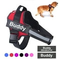 thumbnail image 1 of Personalized Dog Harness no pull Reflective Pet Harness with Handle For Dog Vest Outdoor Dog Harness Vest With Name Custom Patch, 1 of 10