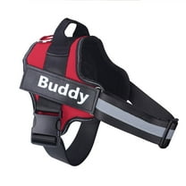 Personalized Dog Harness no pull Reflective Pet Harness with Handle For Dog Vest Outdoor Dog Harness Vest With Name Custom Patch