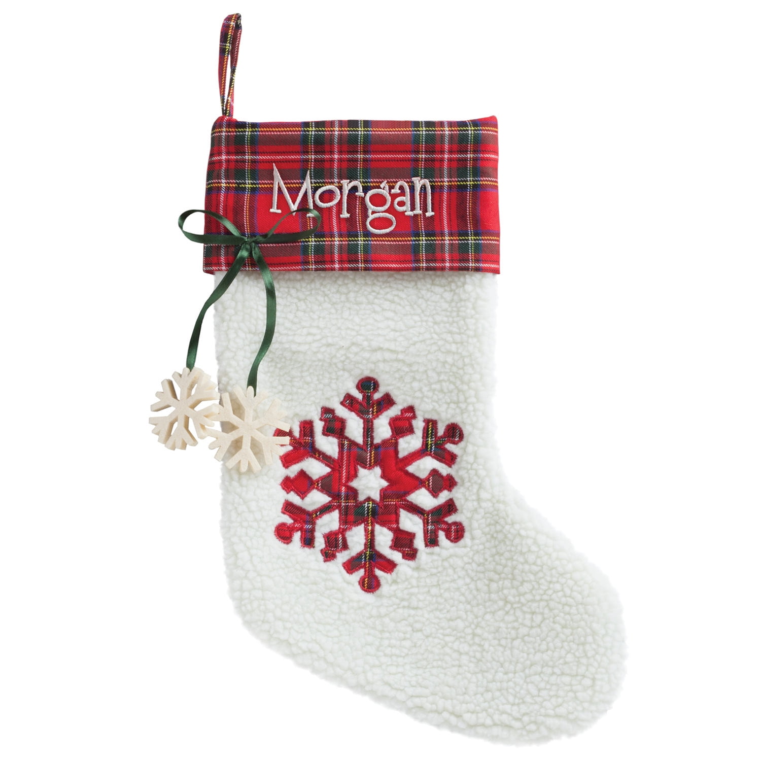 Personalized Dog Paw, Cat Paw and Snowflake Christmas Stockings