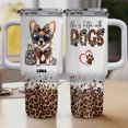 thumbnail image 1 of Personalized Dog Tumbler with Pembroke Welsh Corgi Dog’s Name – Custom Travel Coffee Cup 40oz, Travel Coffee Cup, Gift for Mother's day, Father's day, Christmas pbX0yT, 1 of 6