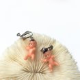 thumbnail image 1 of Personalized Doll Earrings Multicolor Cute Doll Earrings Popular Funny Fashion Earclips, 1 of 2