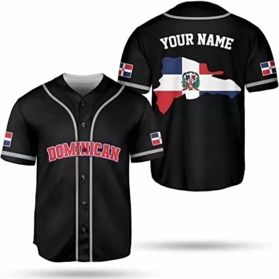 Personalized Dominican Republic 3D Baseball Jersey Shirt US BEST PRICE - Hot Sale 2026