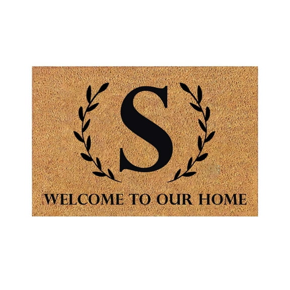 Personalized Door Mat with Monogram - Custom Doormat with Anti-Slip Backing Family Doormat Custom Door Mats for Front Door Front Door Mat for Outdoor Decor