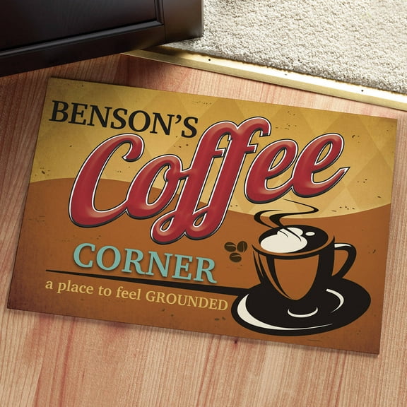 Personalized Doormat - Coffee Corner