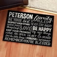 thumbnail image 1 of Personalized Doormat - Family Rules Available In Multiple Colors, 1 of 1
