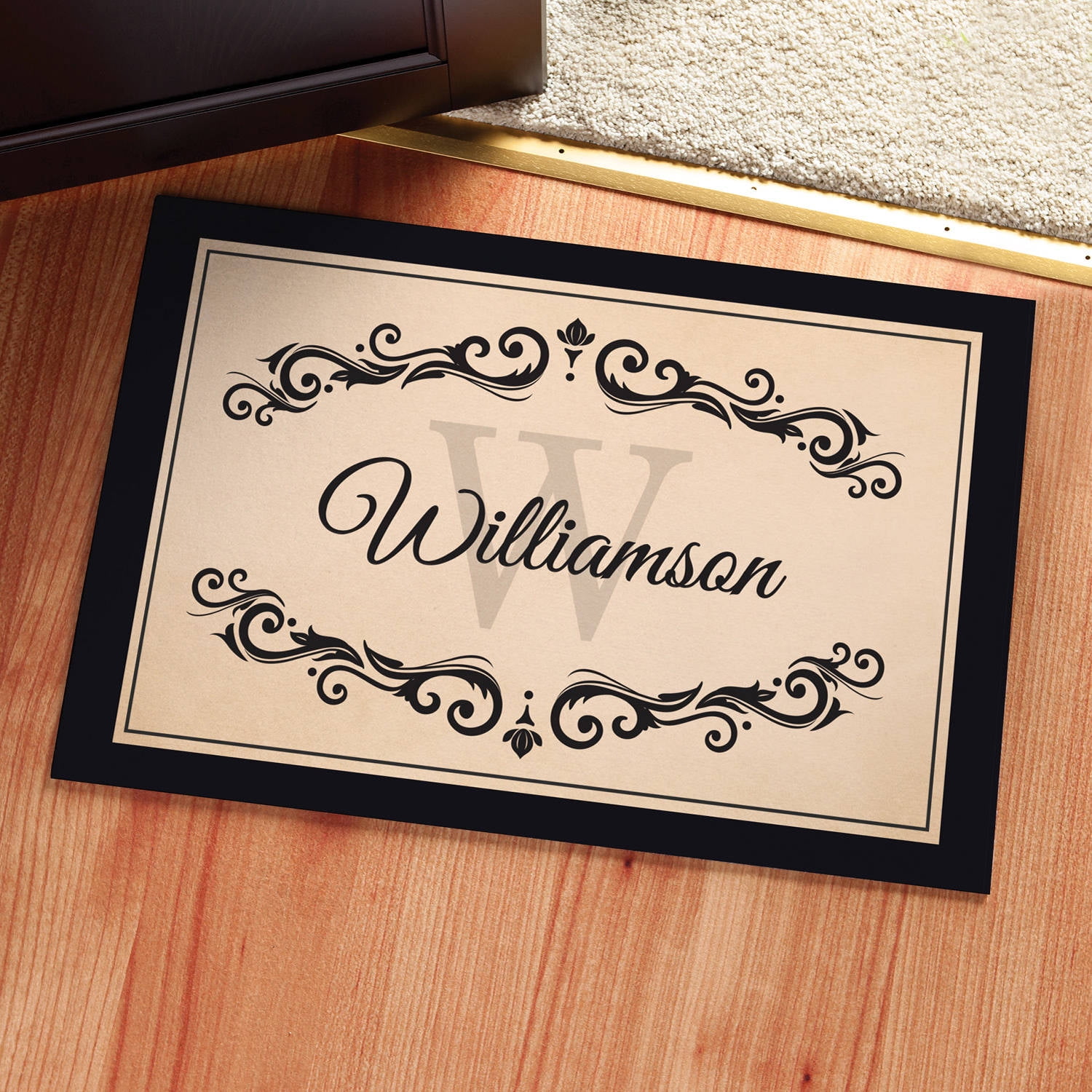 Personalized Doormat - Filigree