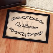 Personalized Doormat - Filigree