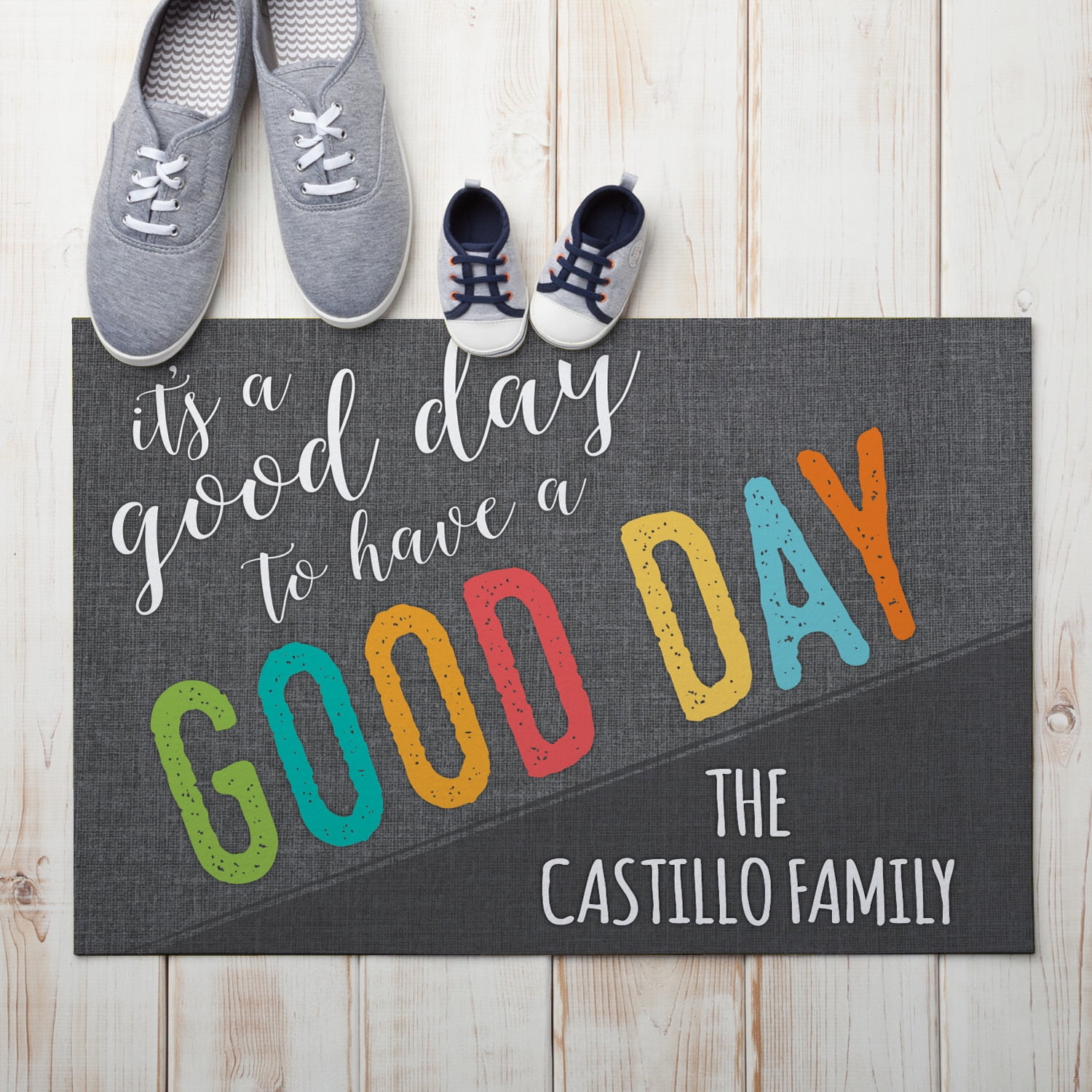 Personalized Doormat - It's A Good Day To Have A Good Day Welcome Mat