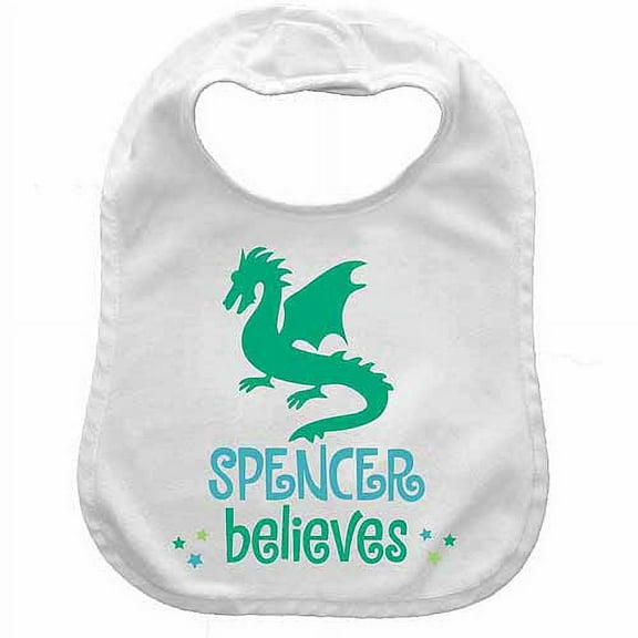 Personalized Dragon Bib