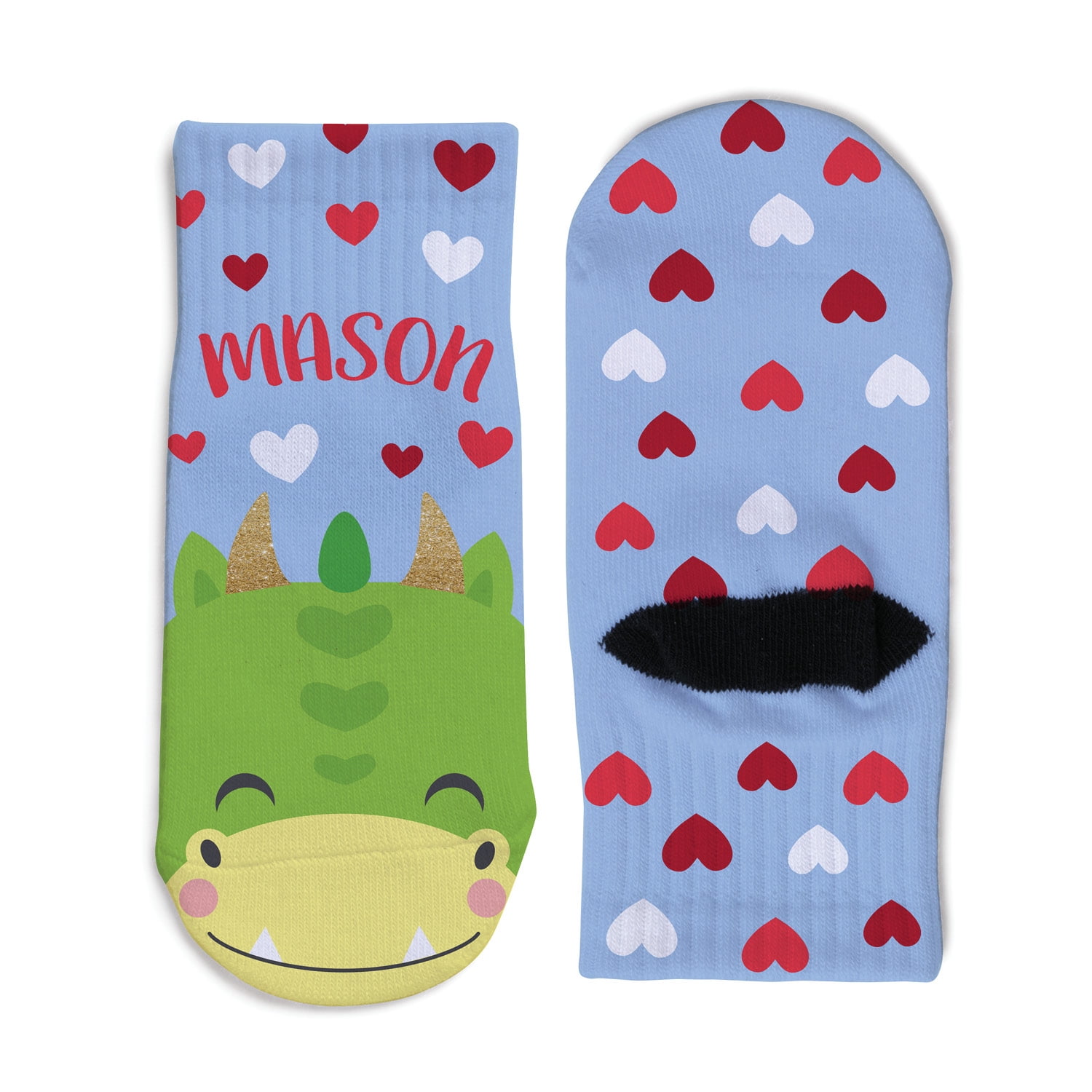 Personalized Dragon Toddler Socks