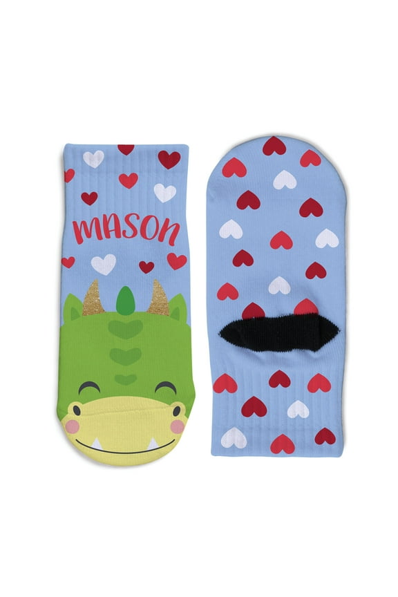 Personalized Dragon Toddler Socks