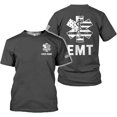 thumbnail image 1 of Personalized EMT Shirt, EMS Shirt, Customized EMS Shirts,EMT Paramedic Uniform Emergency Medical Technician Shirts (Grey, 2XL), 1 of 8