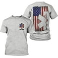 thumbnail image 1 of Personalized EMT Shirt, EMS Shirt, Customized EMS Shirts,EMT Paramedic Uniform Emergency Medical Technician Shirts (SportGrey, 2XL), 1 of 8